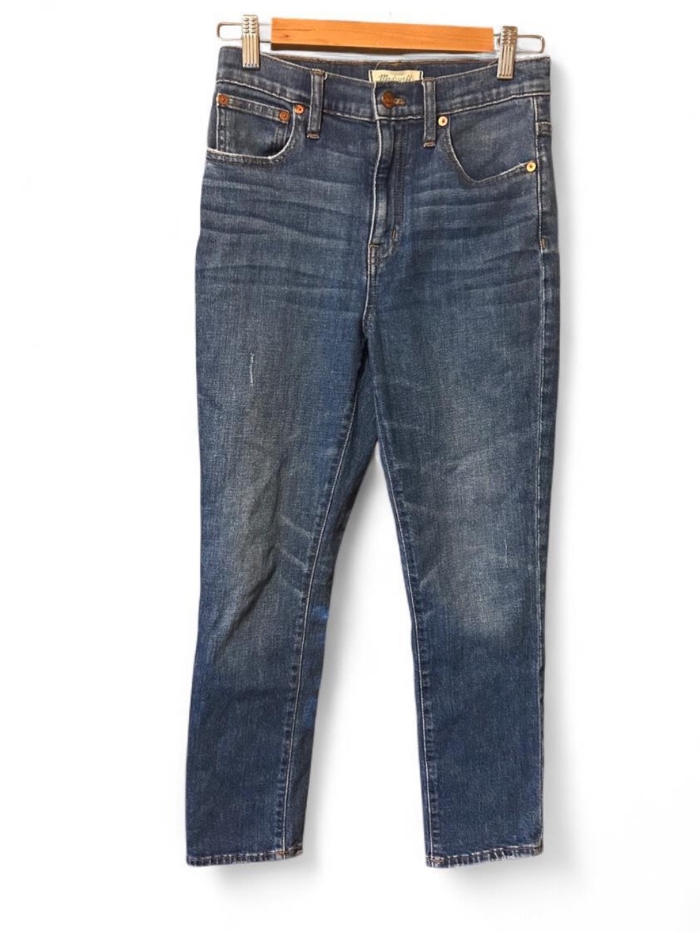 Classic High-Rise Women's Dark Blue Jeans